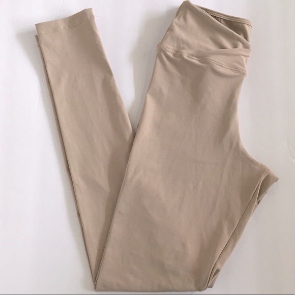 MINA Evita tan high waisted compression leggings - Picture 3 of 5